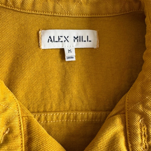 Alex Mill Garment Dyed Work Chore Jacket - Men’s Medium in Mustard Yellow - Picture 2 of 3